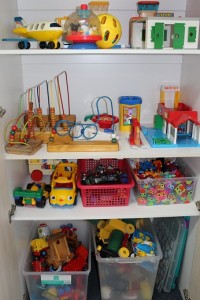 Cupboards of toys smaller 10