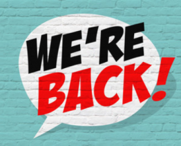 The centre is re-opening soon! We're back