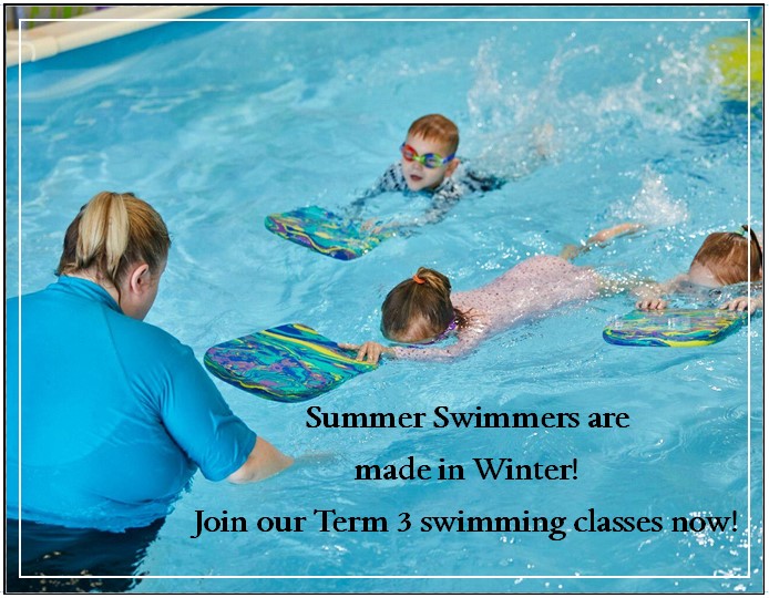 Join Term 3 swimming classes now! Healthways Aquatic Centre